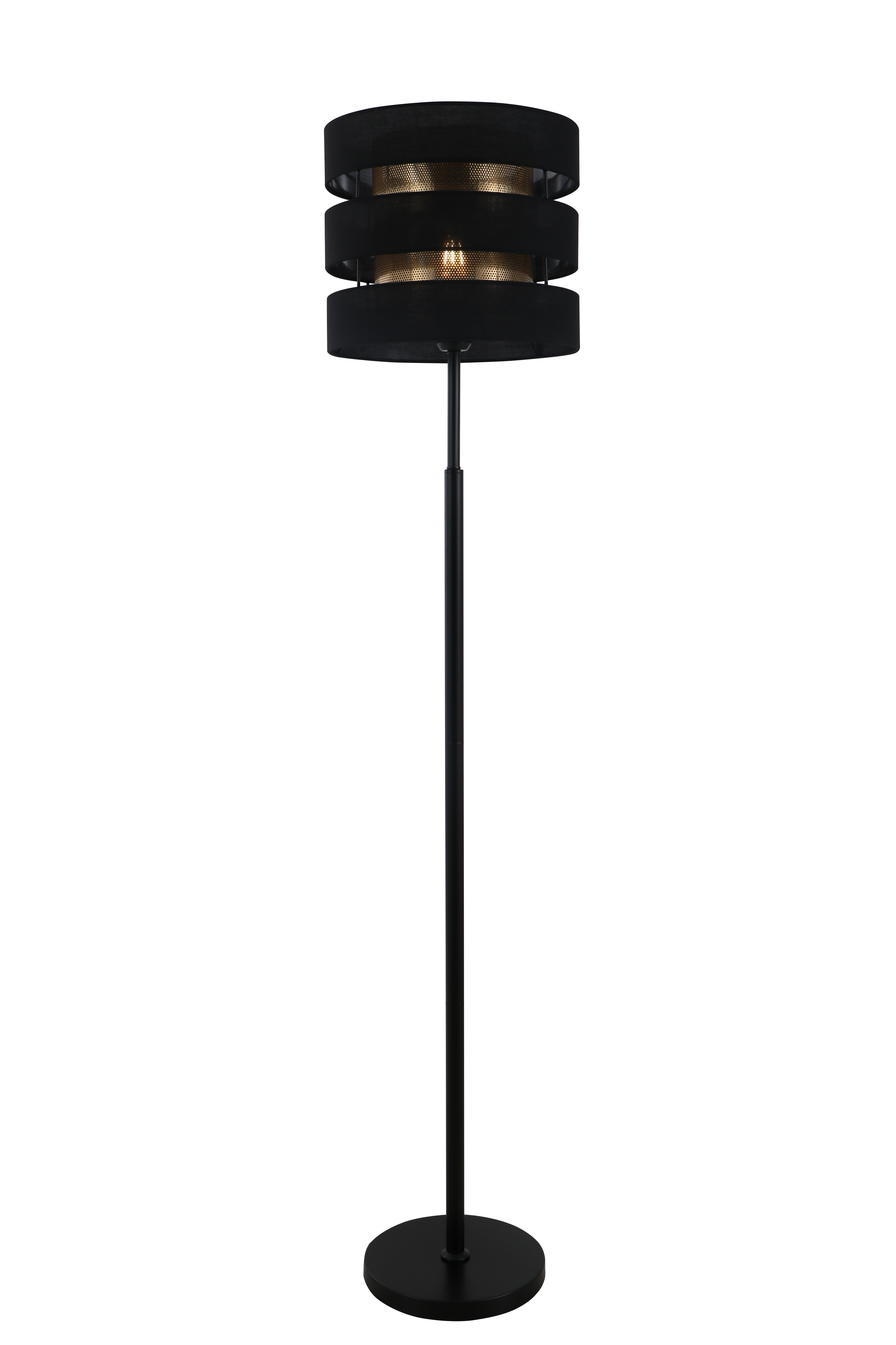 Bagaimanakah susun atur geometri lampu lantai hitam dwi -teduh mempengaruhi pengedaran cahaya dan estetika spatial?