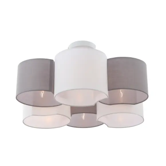 6-Bulbs Lampu siling moden
