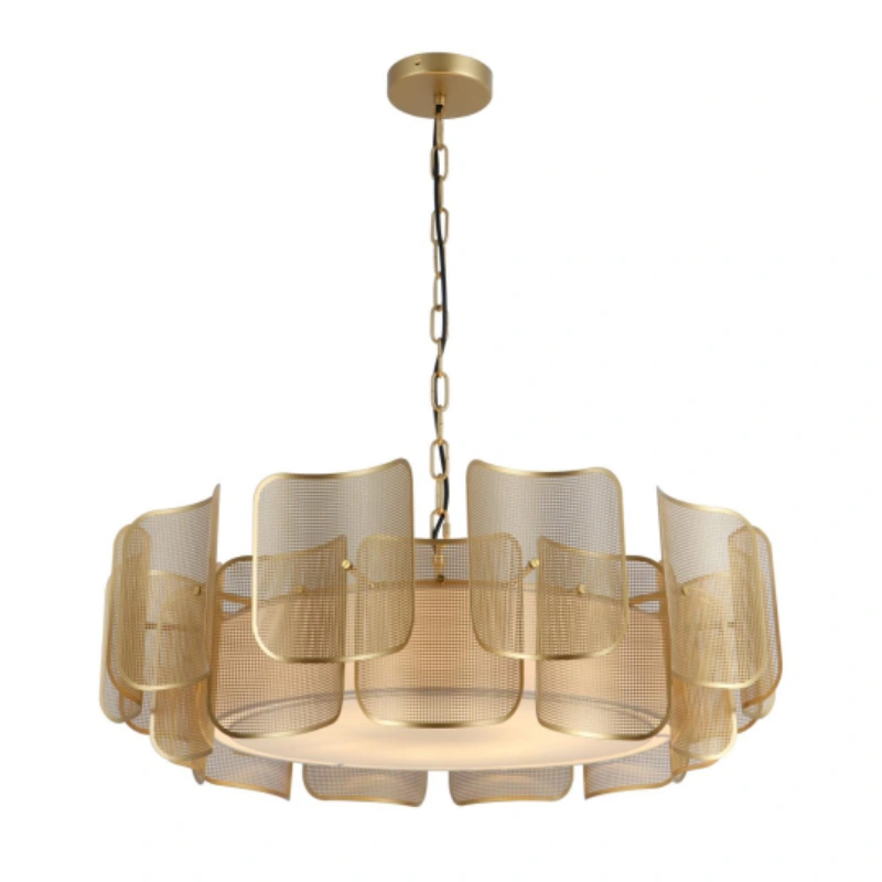 Candelier Emas 8-Lights Mesh