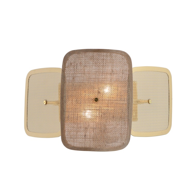 Mentol Dual Jute Light Wall Rustic