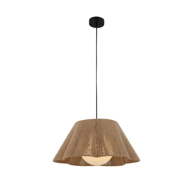 Tali rami dan lampu loket teduh kaca