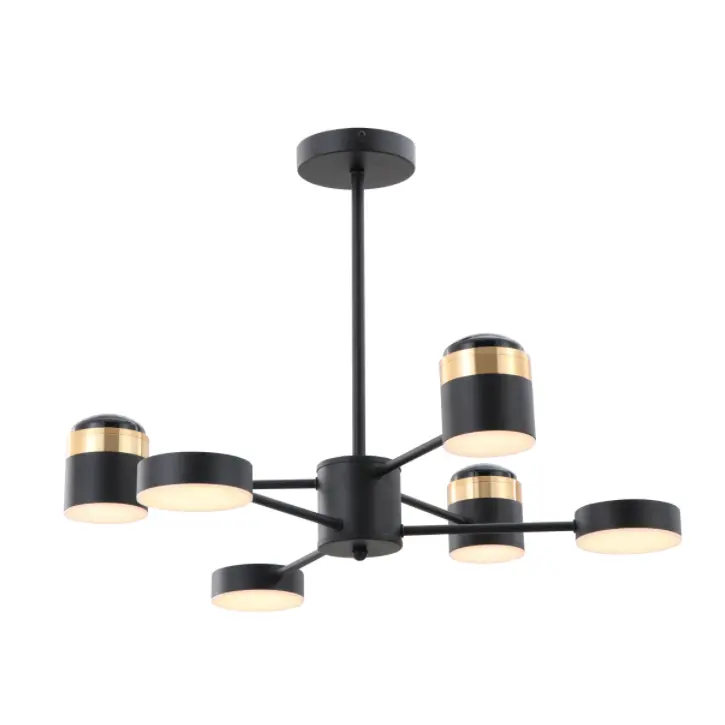 Matte Black High-Voltage LED 3000K Lampu Siling
