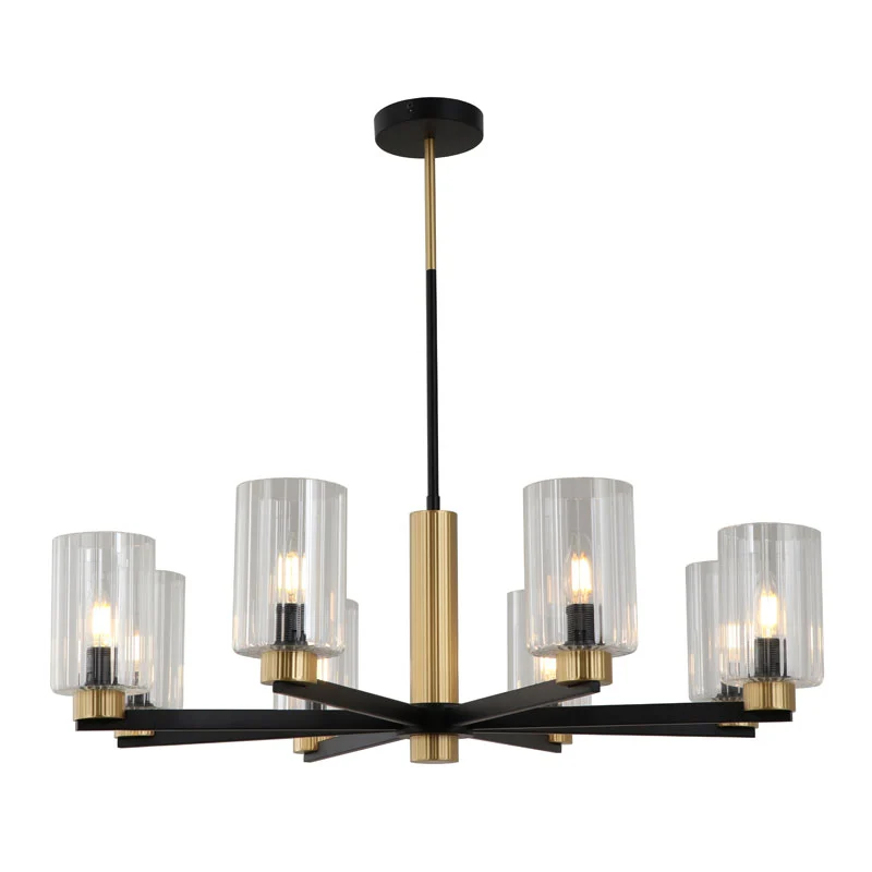 Candelier logam hitam minimalis